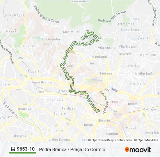 9653-10 Bus Line Map