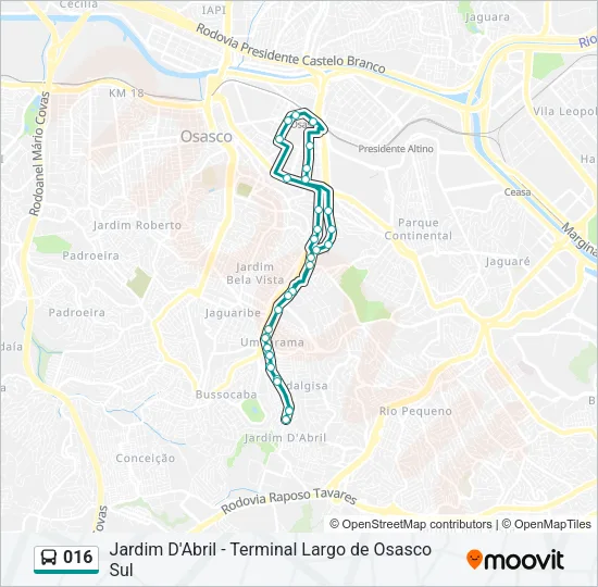 016 Bus Line Map