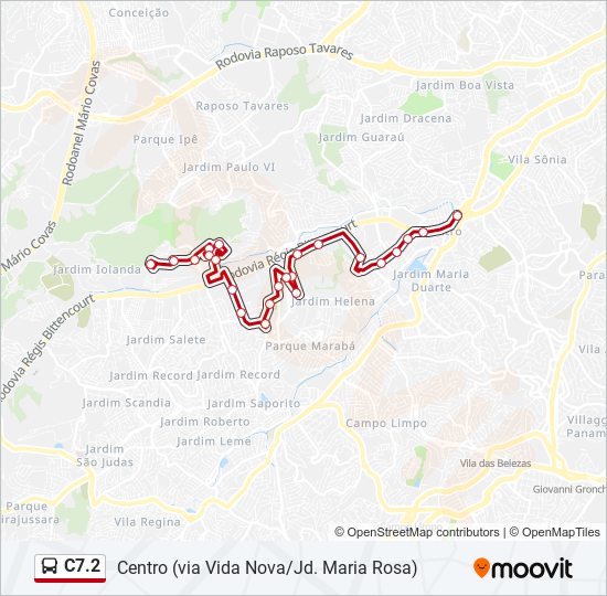 C7.2 bus Line Map