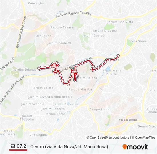 C7.2 Bus Line Map