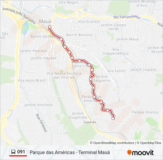 091  Line Map