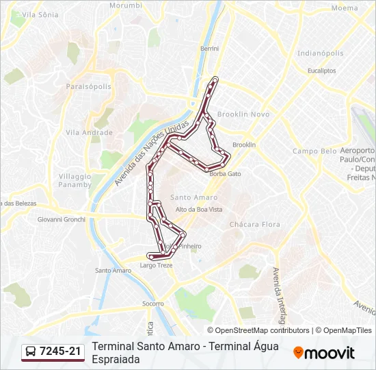 7245-21  Line Map