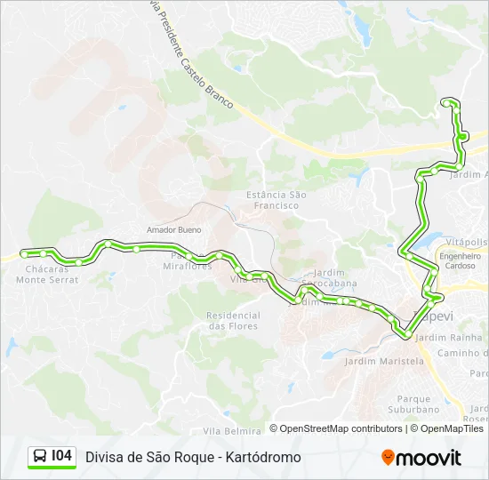 I04 Bus Line Map