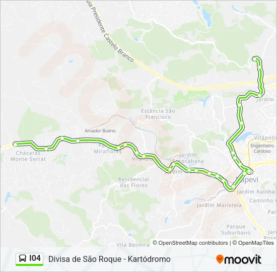 I04 Bus Line Map