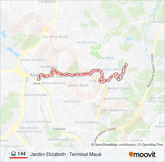144  Line Map