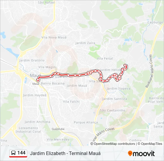 144  Line Map