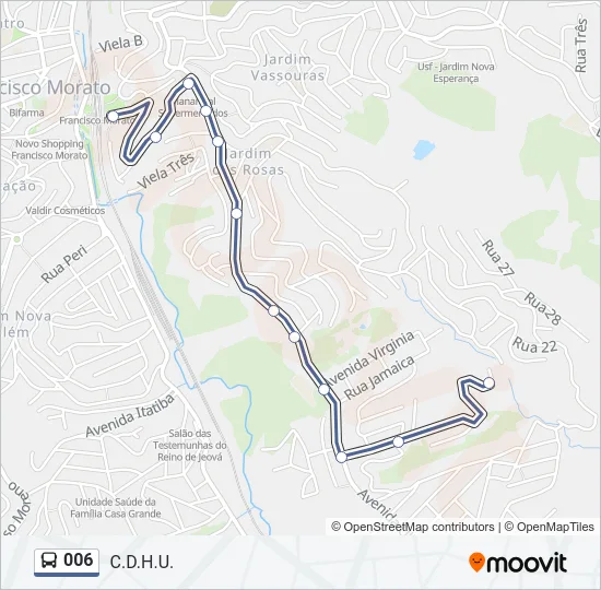 006 Bus Line Map