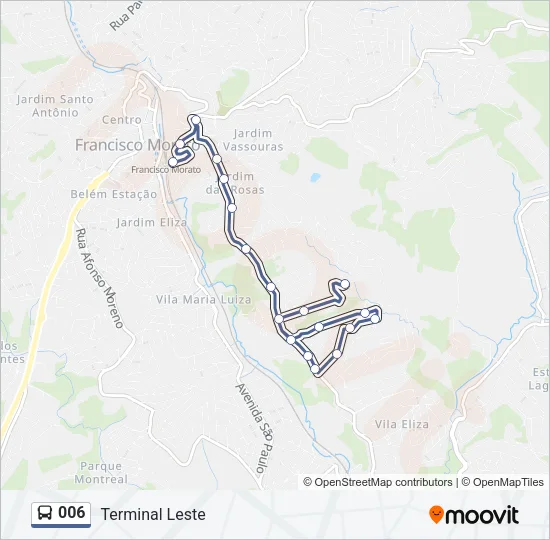 006 Bus Line Map