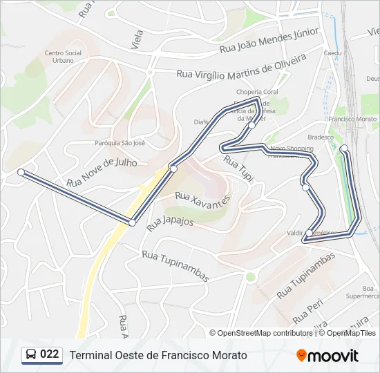 022 Bus Line Map