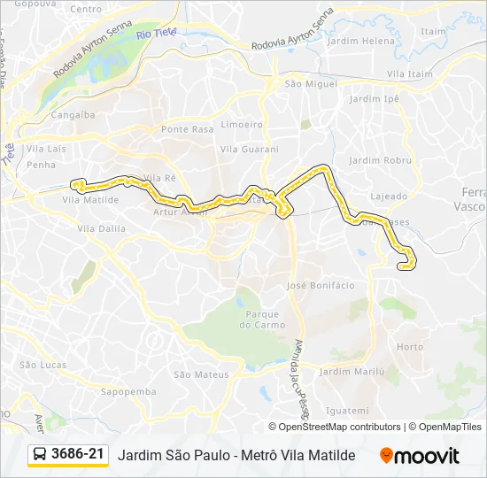 3686-21  Line Map