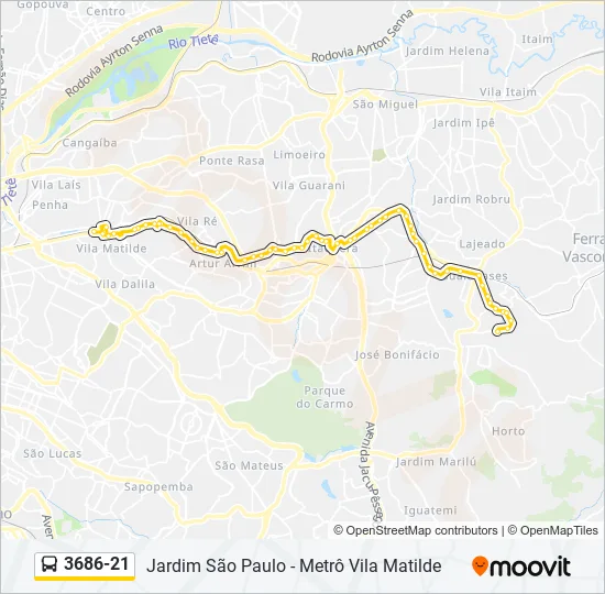 3686-21  Line Map