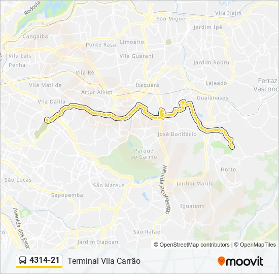 4314-21  Line Map