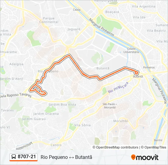 8707-21  Line Map