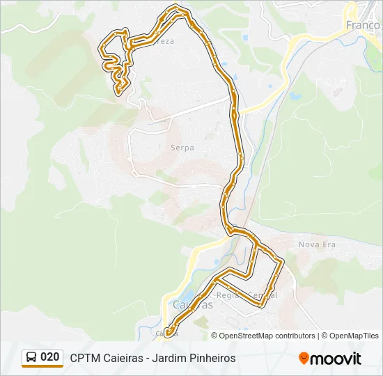 020 Bus Line Map