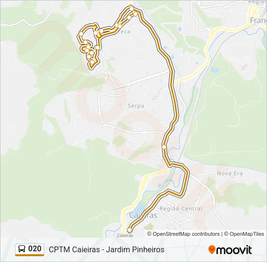 020 Bus Line Map