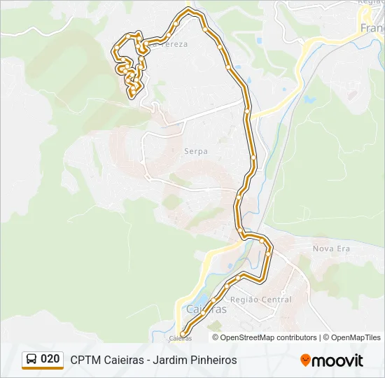 020 Bus Line Map