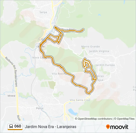 060 Bus Line Map