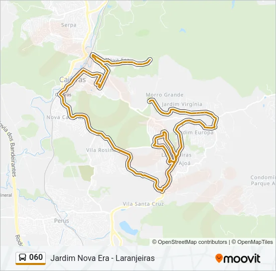060 Bus Line Map