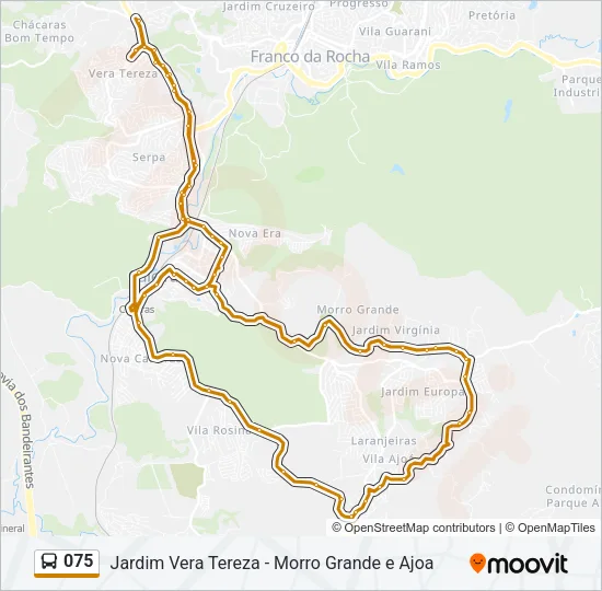 075 Bus Line Map