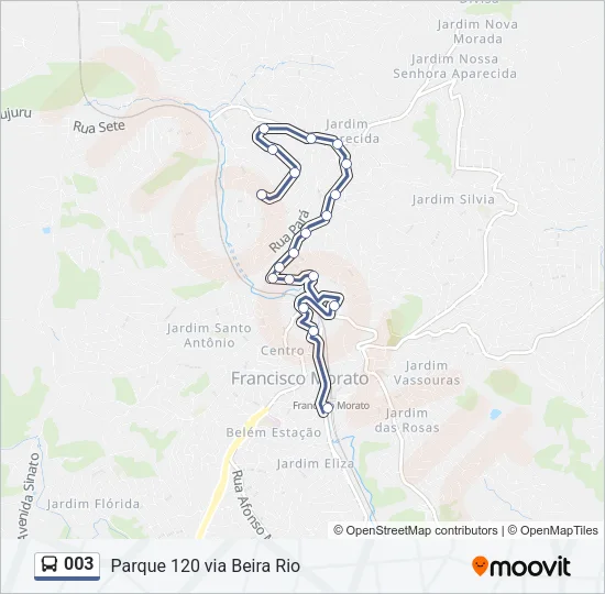 003 Bus Line Map