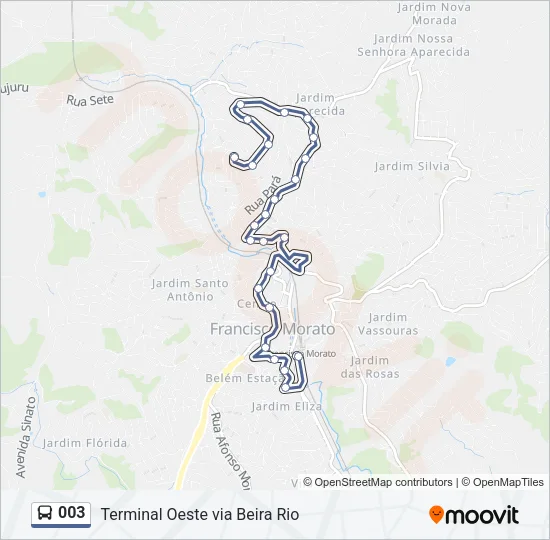 003 Bus Line Map