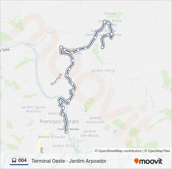 004 Bus Line Map