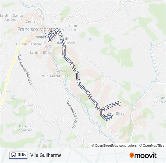 005 Bus Line Map