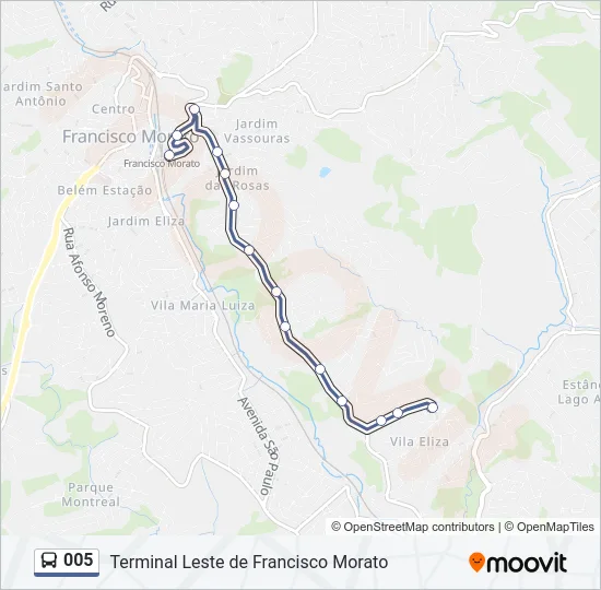 005 Bus Line Map