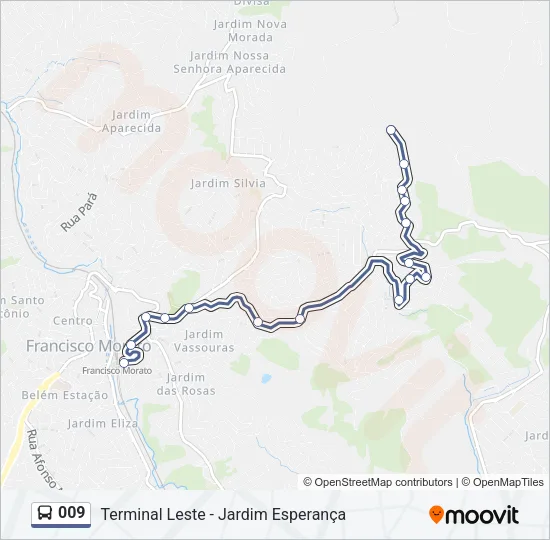 009 Bus Line Map