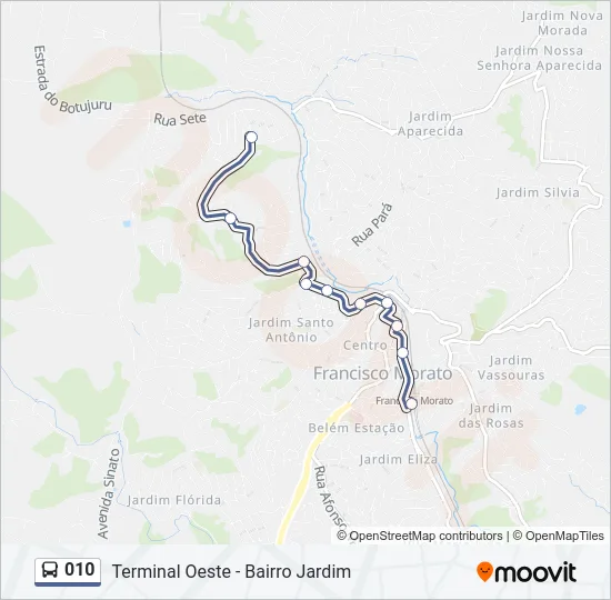 010 Bus Line Map