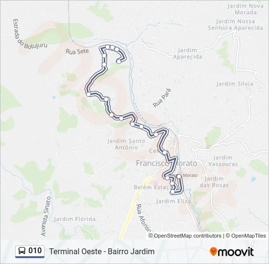 010 Bus Line Map
