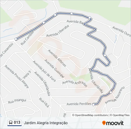 013 Bus Line Map