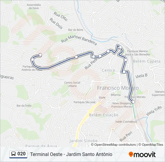 020 Bus Line Map