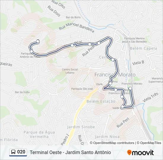 020 Bus Line Map
