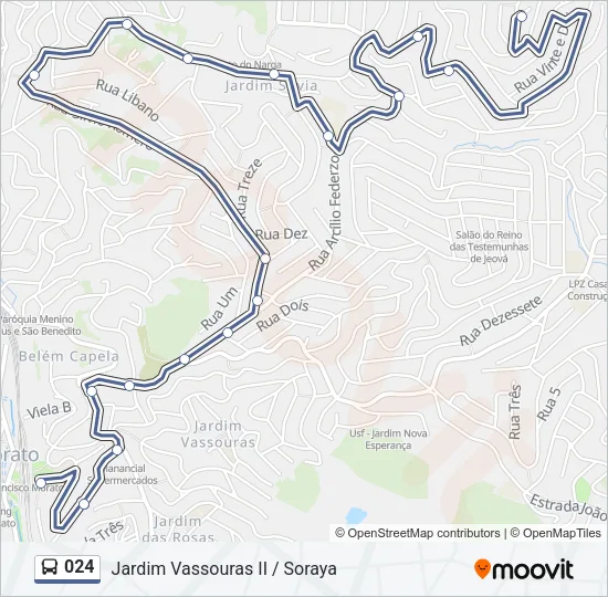 024 Bus Line Map