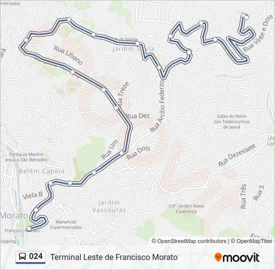 024 Bus Line Map