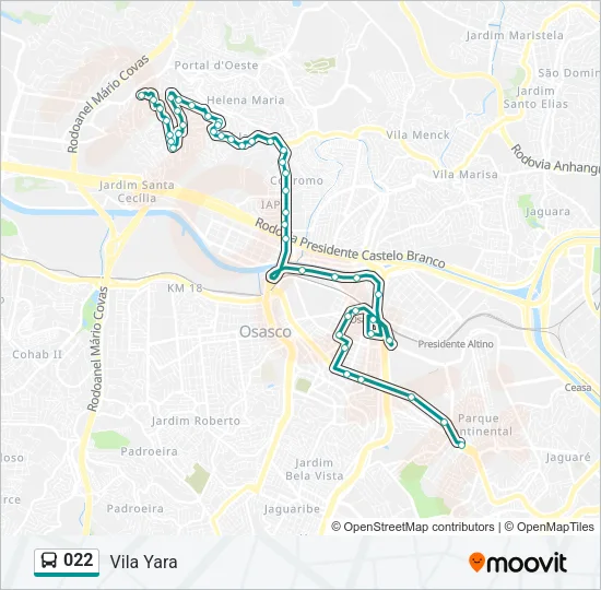 022 Bus Line Map