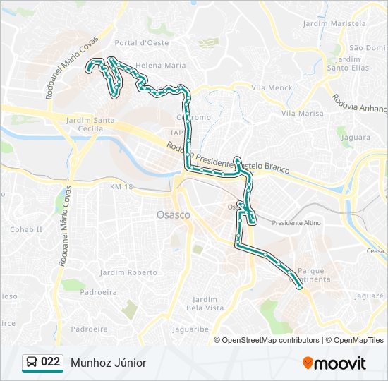 022 bus Line Map