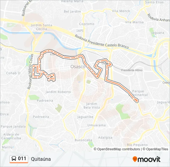 011 Bus Line Map
