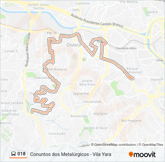 018 Bus Line Map