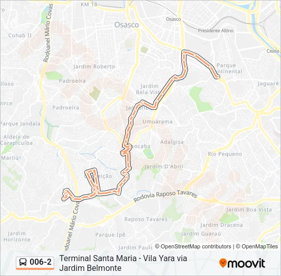 006-2 Bus Line Map