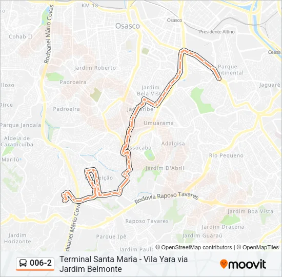 006-2 Bus Line Map