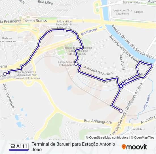 A111  Line Map