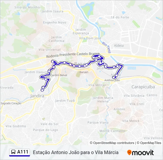 A111  Line Map