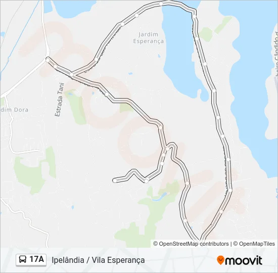17A Bus Line Map