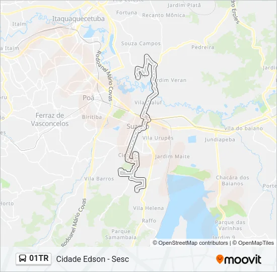 01TR Bus Line Map