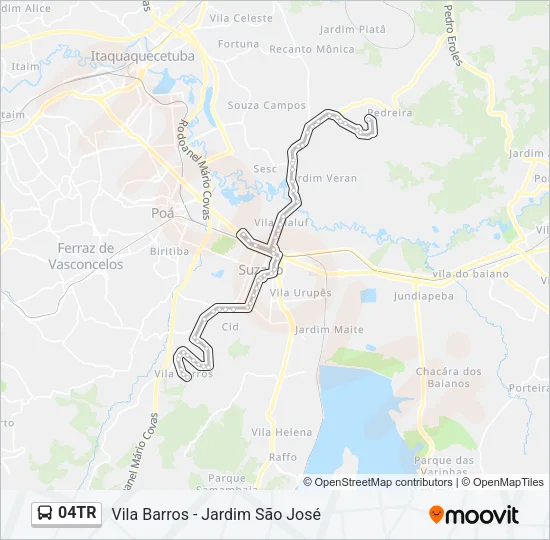 04TR Bus Line Map