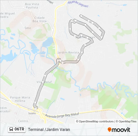 06TR Bus Line Map