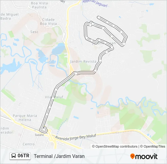 06TR Bus Line Map