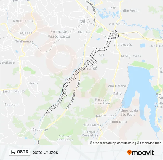 08TR Bus Line Map